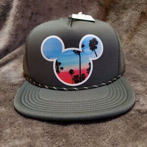 NEFF Disney Mickey Mouse Grey Scenic Trucker Hat Snapback Cap